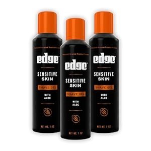 Edge Sensitive Skin Shaving Gel for Men, 9.5 oz., 3 pk.