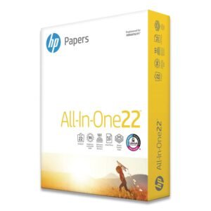 HP Printer Paper, All-In-One 22lb Copy Paper, 96 Bright, 8.5x11 - 1 Mega Ream 750 Sheets