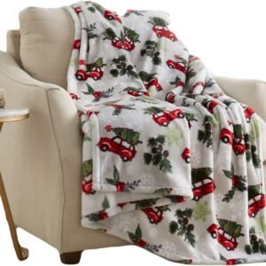 Member’s Mark Holiday Plush Throw, 60” x 70”, Assorted