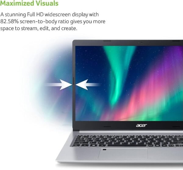 Acer Aspire 5 A515-46-R3CZ Slim Laptop | 15.6" Full HD IPS | AMD Ryzen 7 3700U Quad-Core Mobile Processor | 8GB DDR4 | 256GB NVMe SSD | WiFi 6 | Backlit KB | Fingerprint Reader | Windows 11 Home