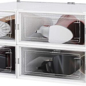 Member's Mark Stackable Shoe Box & Organizer, 4 Pack