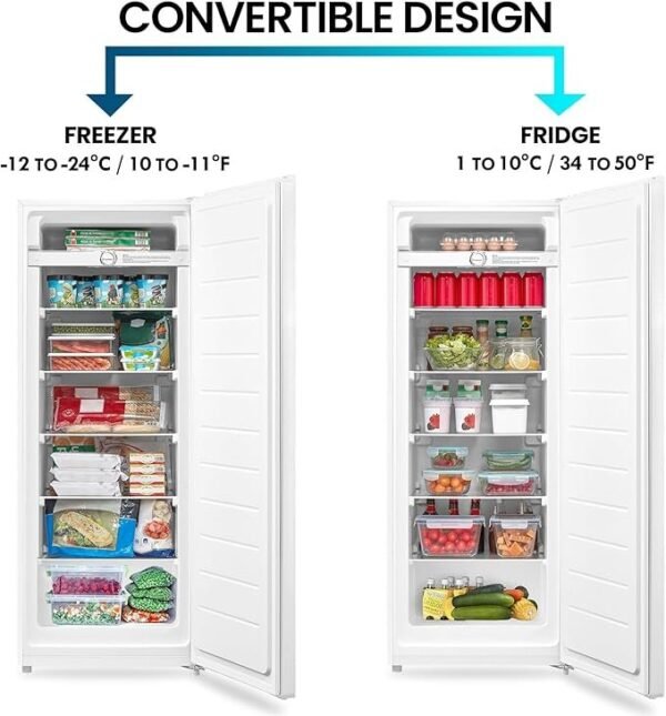 Frigidaire Gallery 7 cu. ft. Upright Convertible Fridge/Freezer
