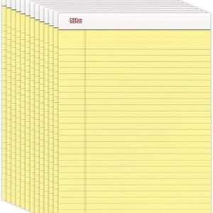 Member's Mark Legal Writing Pad - Perforated Canary 15-Pack