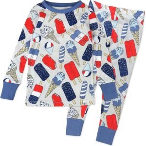 Member's Mark Toddler & Boys 4-Piece Organic Cotton Pajama Set