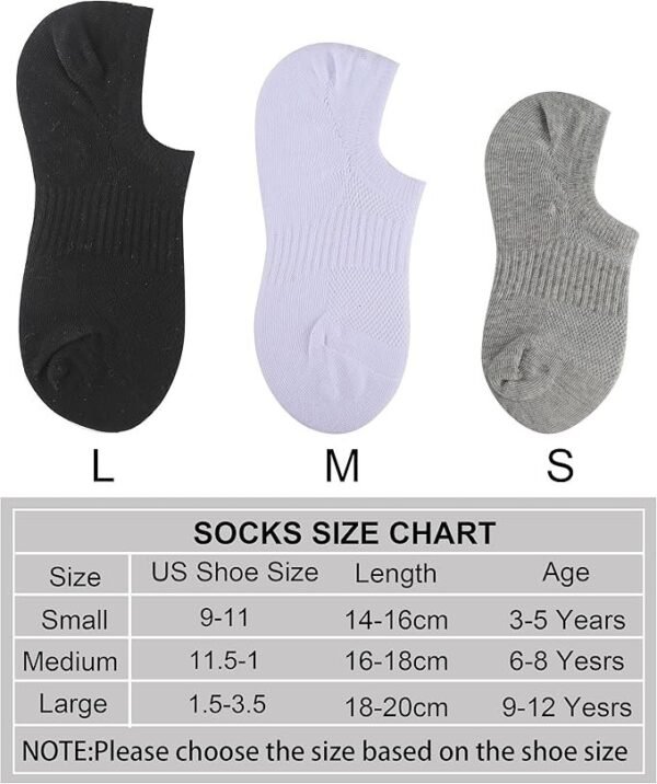 Member's Mark Boys 10-Pack No Show Sock