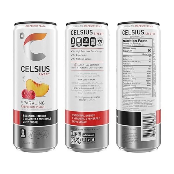 Celsius Essential Energy Sparkling Vibe Variety Pack, 12 fl. oz.