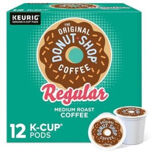 The Original Donut Shop Medium Roast K-Cup Pods, Regular, 12 ct