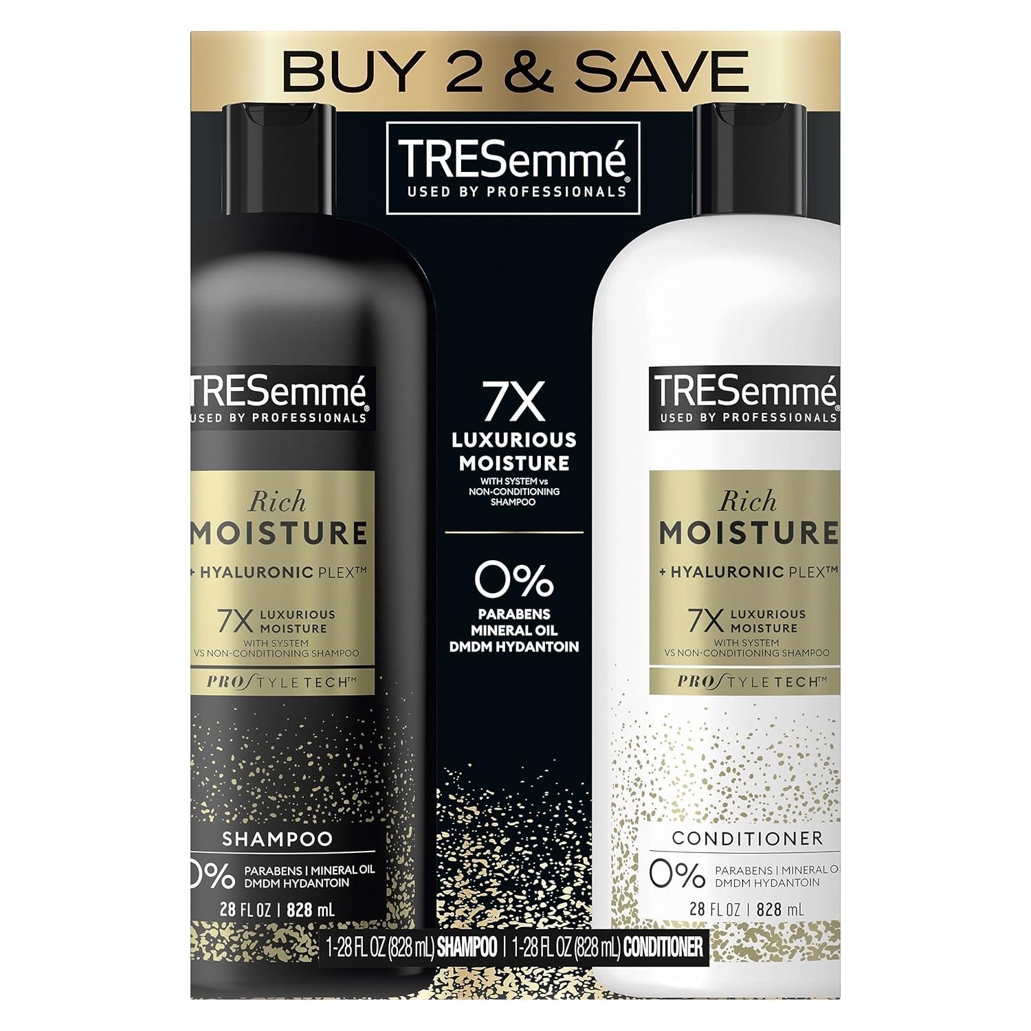 TRESemmé Ultimate Moisture Shampoo and Conditioner, 39 fl. oz., 2 pk.