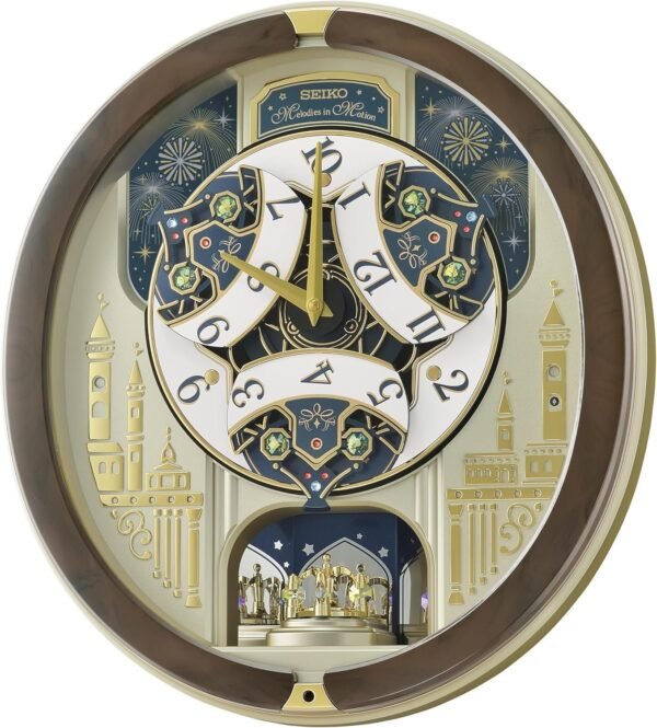 Seiko Melodies in Motion 2024 Musical Wall Clock, Limited Edition Quartz Movement Exclusive