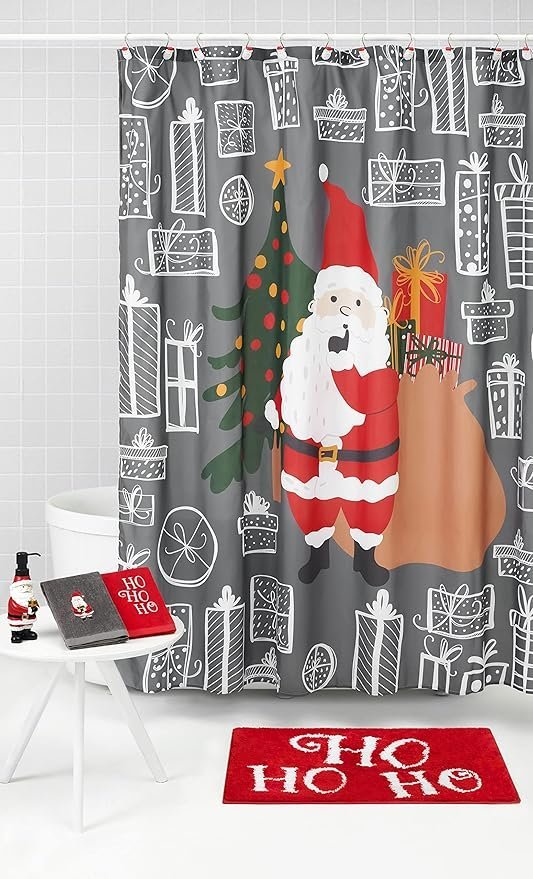 Holiday Hills 6-Piece Christmas Bathroom Accessories Set (Assorted Designs)