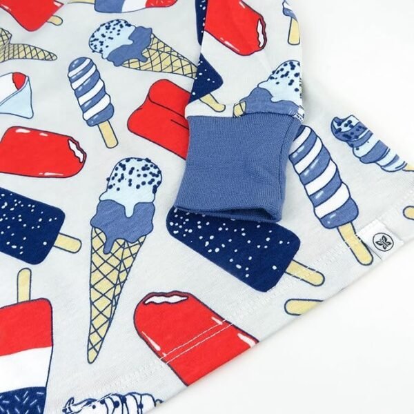 Member's Mark Toddler & Boys 4-Piece Organic Cotton Pajama Set