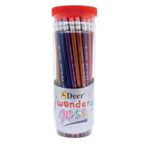 Deer Wonder Metallic Pencils with Eraser
