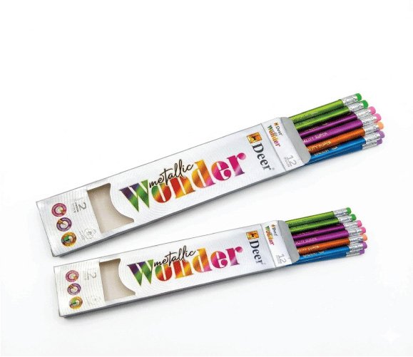 Deer Wonder Metallic Pencil with Eraser Tip