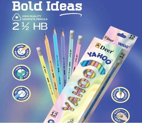 Deer Yahoo Pencil with Eraser Tips
