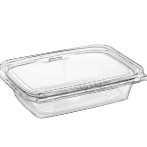 Clear 20 oz Tamper-Evident Hinged Container TEC-20 - 200/CS