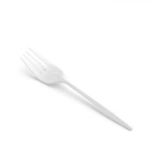 Fork Medium White 1000cs