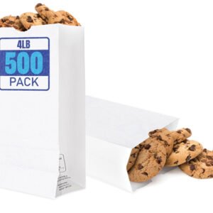 White Paper Bag 4 lb 500/CS