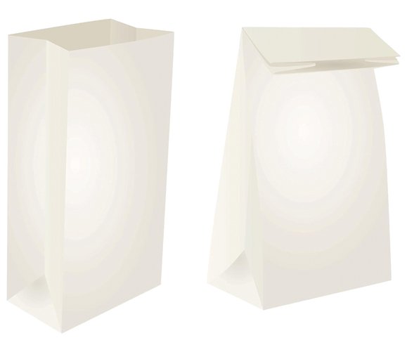 White Paper Bag 6 lb 500/CS