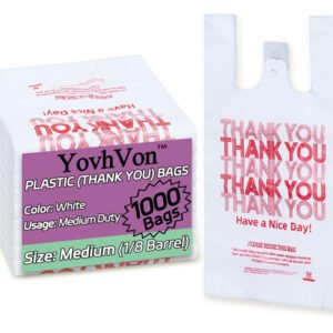 T Sack White Thank You Bag - Medium 10×5×18 1000/Case
