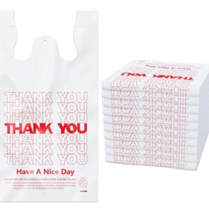 T Sack White Thank You Bag - Large U 11.5x6.5 x21 - 1000/Case