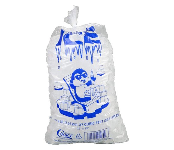 Ice Bag With Stamp 8lbs 500/CS