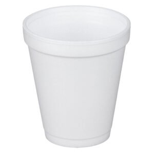 White Foam Cup - 8B8 8J8 - 8 oz - 1000CS