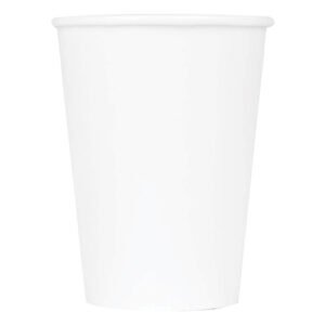 White Poly Paper Hot Cup 12 oz - 1000/CT