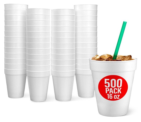 Convermex 16 oz Foam Cup - 16B16 - 500/CS
