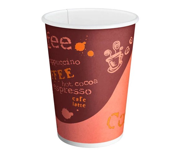 Print Hot Paper Cup 12 oz - 1000/case