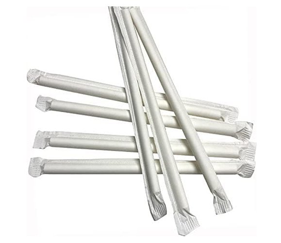 Giant Straw Wrapped 10.25 - Individual - 300/CS