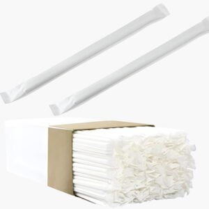 Straw Wrapped Jumbo 10.25 - Individual - 500/CS