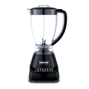 Better Chef 10-Speed Plastic Jar Blender Black