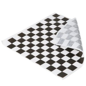 12Ã—12 Sandwich Wrap Black Check