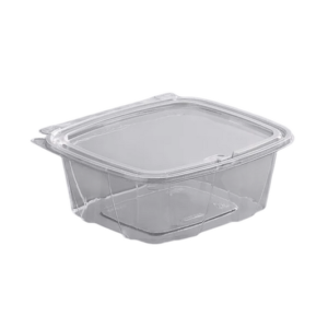 Clear 32 oz Tamper-Evident Hinged Container TEC-32