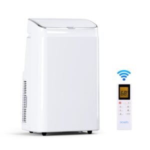15000 BTU portable home air conditioner-dehumidifier w/remote