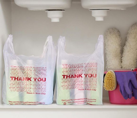 T Sack White Thank You Bag - Extra Large - 500/Case