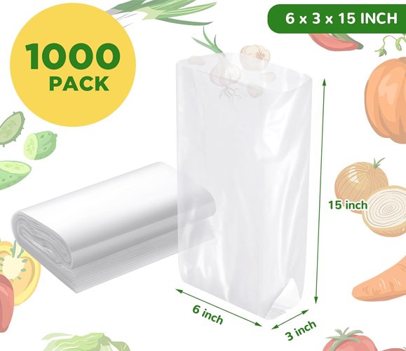Poly Bag 12X6X24 - 1 mil - 1000/CS