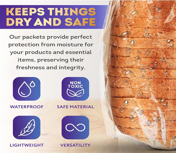 Poly Bag 12X8X30 - 1 Mil - 500/CS