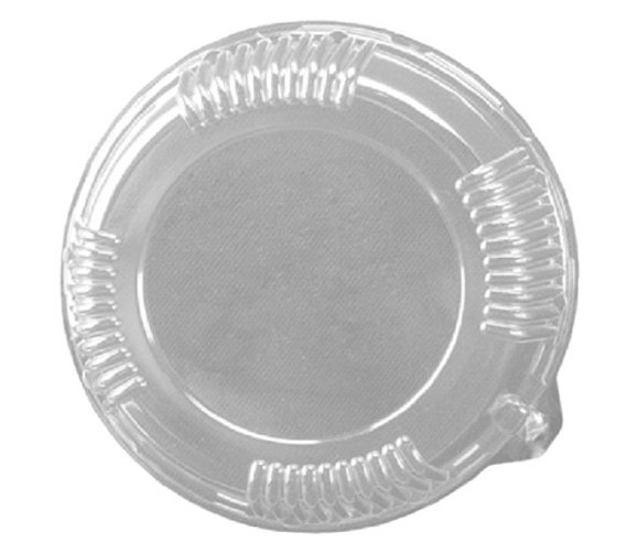 Clear Pet Lid Flat 9oz - 92-93mm No Hole - 1000/CS