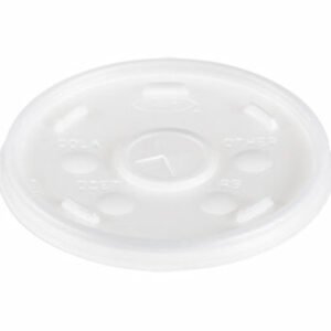 Foam Lid 12/16/20/24oz L16ST STRAW SLOT - 1000/Case