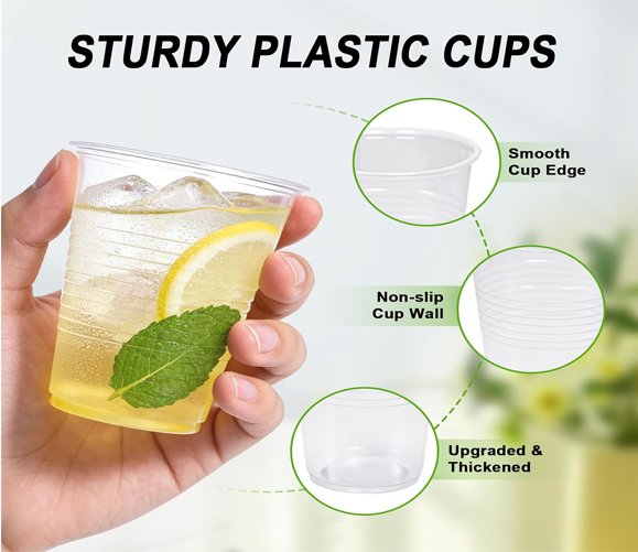Translucent Plastic Cold Cup 7 oz - 2500/case