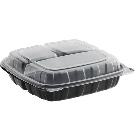 Microwave Safe 3-Compartment Food Container