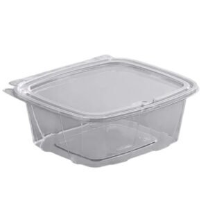 Clear 32 oz Tamper-Evident Hinged Container TEC-32 - 200 Case