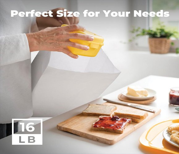 White Paper Bag 16 lb 500/CS