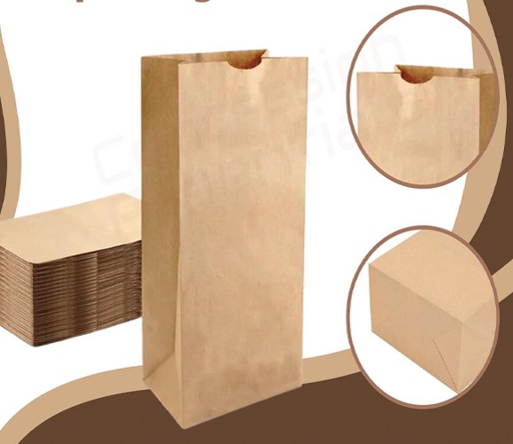 Brown Paper Bag 4 LB 500/CS