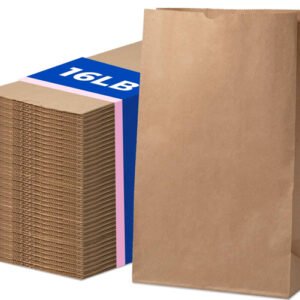 Brown Paper Bags 16 LB - 500Case