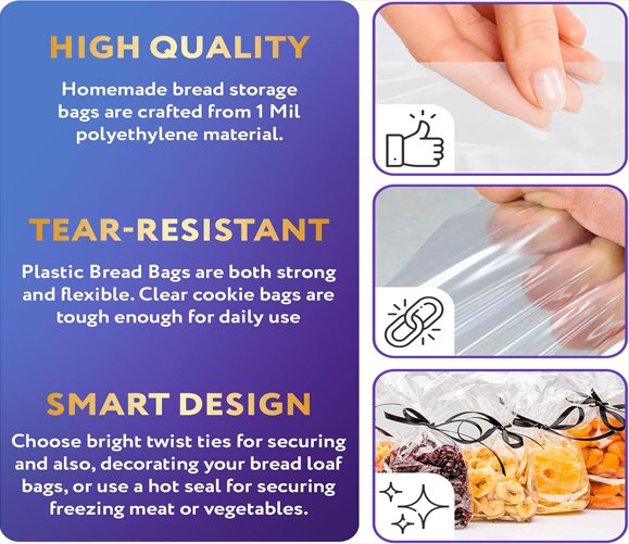 Food Storage Bag 4X2X12 - 1000CS