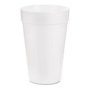 Dart 32 oz Insulated Foam Cup 32J32 - White - 500/Case