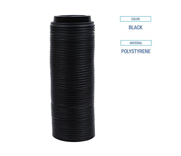 Hot Paper Cup Travel Lid Black 8 oz - 1000/case