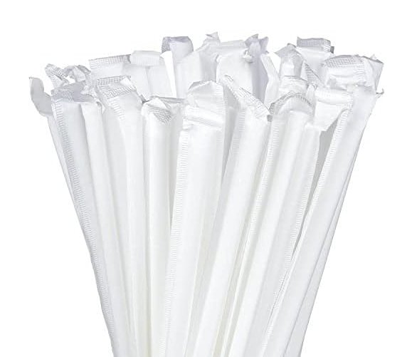 Giant Straw Wrapped 10.25 - Individual - 300/CS